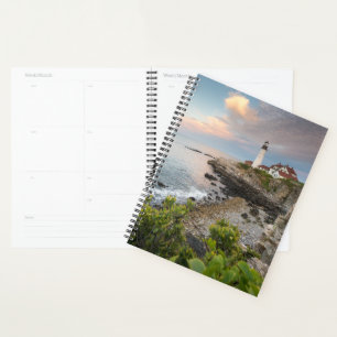 Portland Head Light Kaapse Elizabeth, ME Planner
