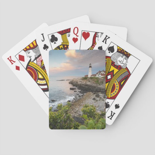 Portland Head Light | Kaapse Elizabeth, ME Pokerkaarten (Achterkant)