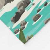 Portland Head Light Maine Art Fleece Deken (Hoek)