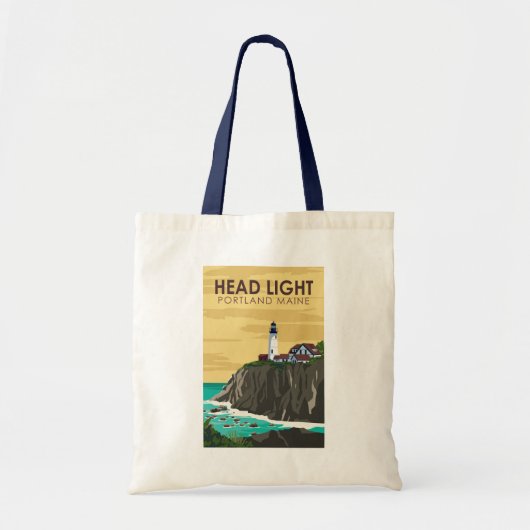 Portland Head Light Maine  Art Tote Bag (Voorkant)