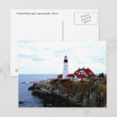 Portland Head Light, Maine, carte postale (Devant / Derrière)