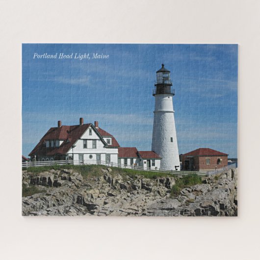Portland Head Light Maine Lighthouse Legpuzzel (Horizontaal)