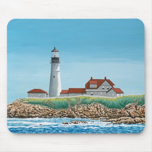 Portland Head Light Muismat (Voorkant)