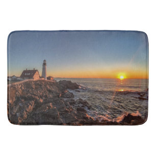 Portland Head Light op Dawn Badmat