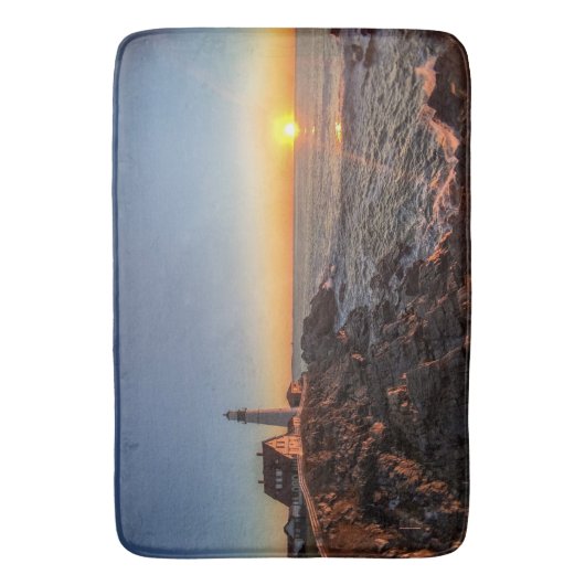 Portland Head Light op Dawn Badmat (Voorkant Verticaal)