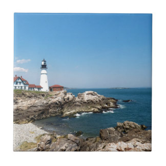 Portland Head Light ovelooking Casco Bay Tegeltje