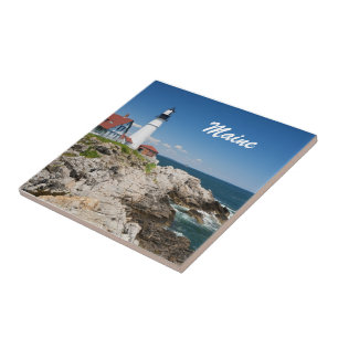 Portland Head Light Tile Tegeltje