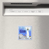 Portland Head Light Vaatwasser Magnet CLEAN #1 Magneet (Insitu (Vaatwasser))