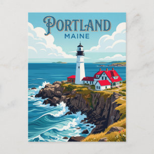 Portland Head Light VS Briefkaart