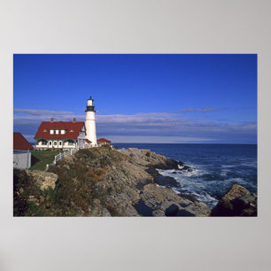 Portland Head Light vuurtoren Maine Poster