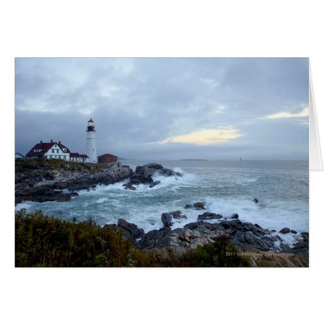 Portland Head Lighthouse à Sunrise (Devant horizontal)