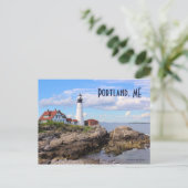 Portland Head Lighthouse briefkaart (Staand voorkant)