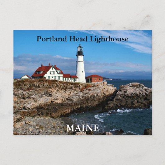 Portland Head Lighthouse, Maine Briefkaart (Voorkant)