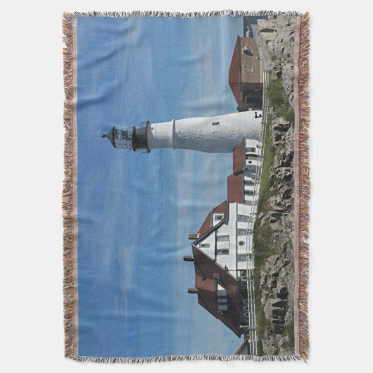 Portland Head Lighthouse Maine Deken (Voorkant Verticaal)