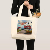 Portland Head Lighthouse, Maine Grote Tote Bag (Voorkant (product))