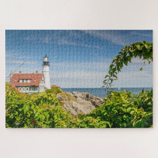 Portland Head Lighthouse Maine Legpuzzel (Horizontaal)