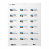 Portland Head Lighthouse New England Etiket (Full Sheet)