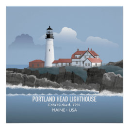 Portland Head Lighthouse Perfect Poster