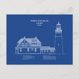 Portland Head vuurtoren - Maine - AD Briefkaart