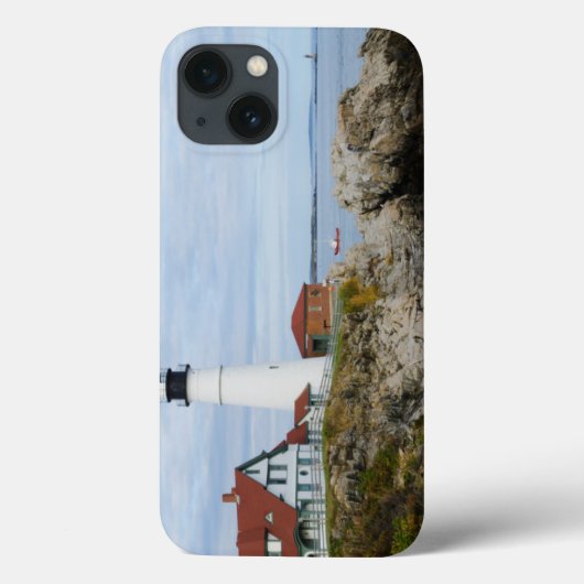 Portland Headlight vuurtoren op rotswal Case-Mate iPhone Case (Achterkant)