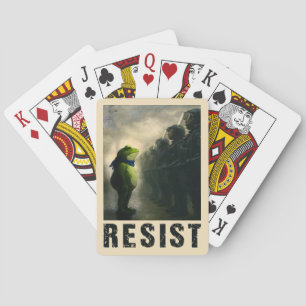 Portland Kikker Protest Pokerkaarten