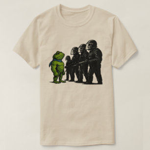 Portland Kikker Protesteer l Weersta Kikker Portla T-shirt