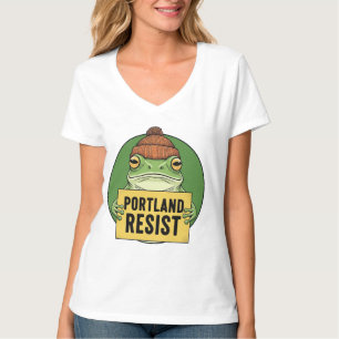Portland Kikker Verzet Activist T-shirt