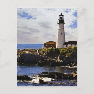 portland koplamp elizabeth maine briefkaart