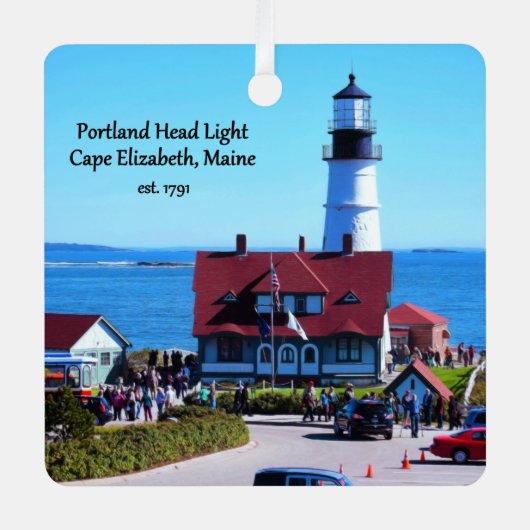 Portland Light Aluminium Ornament (Voorkant)