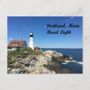 Portland Main Head Light Lighthouse 2017 Briefkaart
