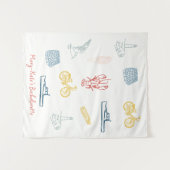 Portland, Maine Bachelorette Wandkleed (Voorkant (horizontaal))