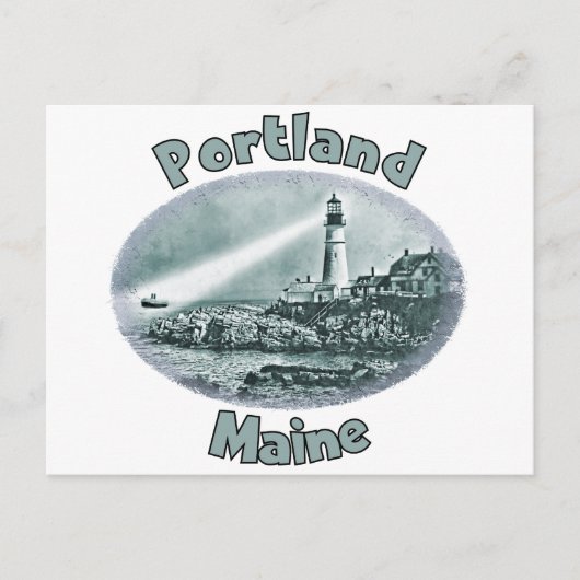 Portland, Maine Briefkaart (Voorkant)