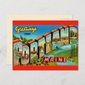  Portland Maine Briefkaart (Voorkant / Achterkant)