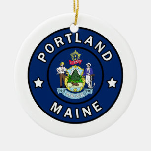 Portland Maine Keramisch Ornament