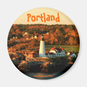 Portland Maine Lighthouse photography magnet Magneet