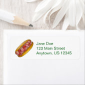 Portland Maine Lobster Roll Sandwich Labels (Insitu)