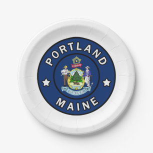 Portland Maine Papieren Bordje