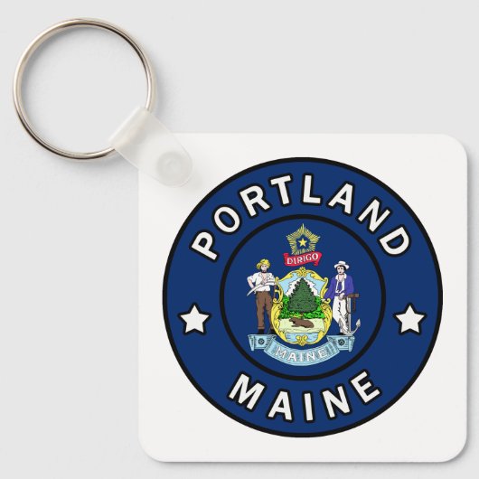 Portland Maine Sleutelhanger (Voorkant)