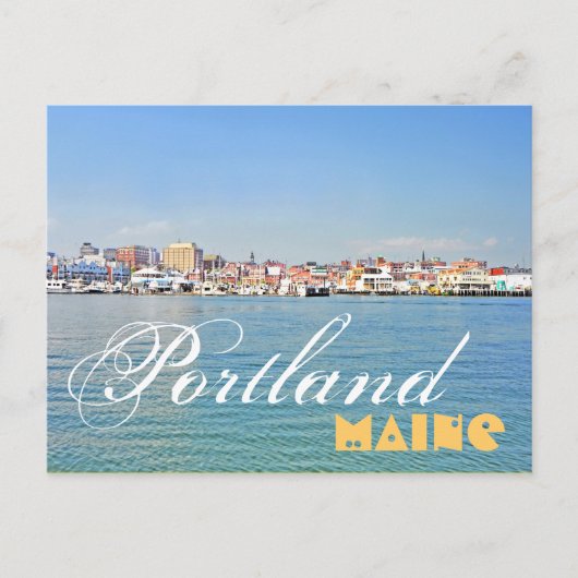Portland, Maine, VS Briefkaart (Voorkant)
