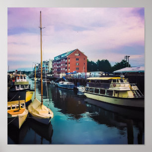 Portland Maine Waterfront Poster