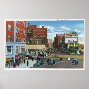 Portland, MaineView of Congress Square Poster