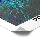 Portland Map Poster (Hoek)