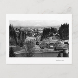 Portland, OF Uitzicht uit de stad Briefkaart