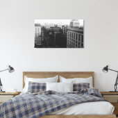 Portland, OF Uitzicht van Broadway van Main St. Canvas Afdruk (Insitu (Slaapkamer))