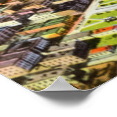 Portland Oregon Bridseye Poster (Hoek)