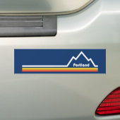 Portland, Oregon Bumpersticker (Op auto)
