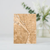 Portland oregon Carte vintage (Debout devant)