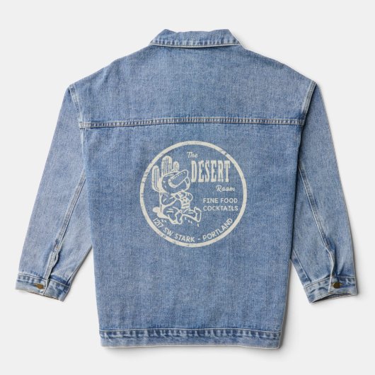 Portland Oregon Denim Jacket (Achterkant)
