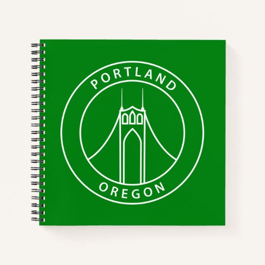 Portland Oregon Design Notitieboek (Voorkant)