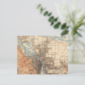 Portland Oregon  kaart (Staand voorkant)